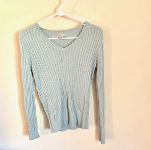💙 Merona Medium Blue Cable Knit Sweater
